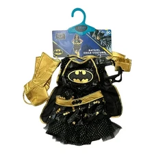 DC Batgirl Girl's Tutu Dress & Accessories Halloween Dress-Up Costume, 3T-4T