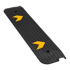 1" Rise Rubber Threshold Ramp Non-Slip 44.5" Wide for Doorway Driveway Curb