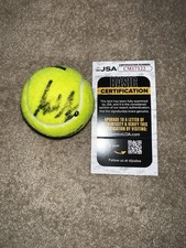 Pelota de tenis oficial firmada por Andre Agassi Superstar JSA auténtica #3