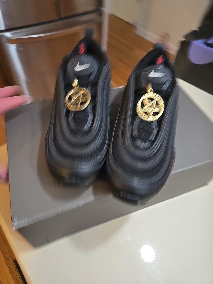 Size 9 -MSCHF Lil Nas X Air Max 97 Satan Pentagram 👹448/666