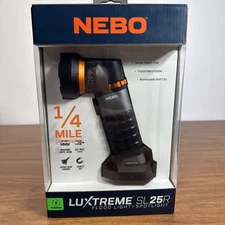 NEW NEBO NEBB-SPT-1004  Luxtreme SL25R 500 lm Black LED Spotlight 18650 Battery