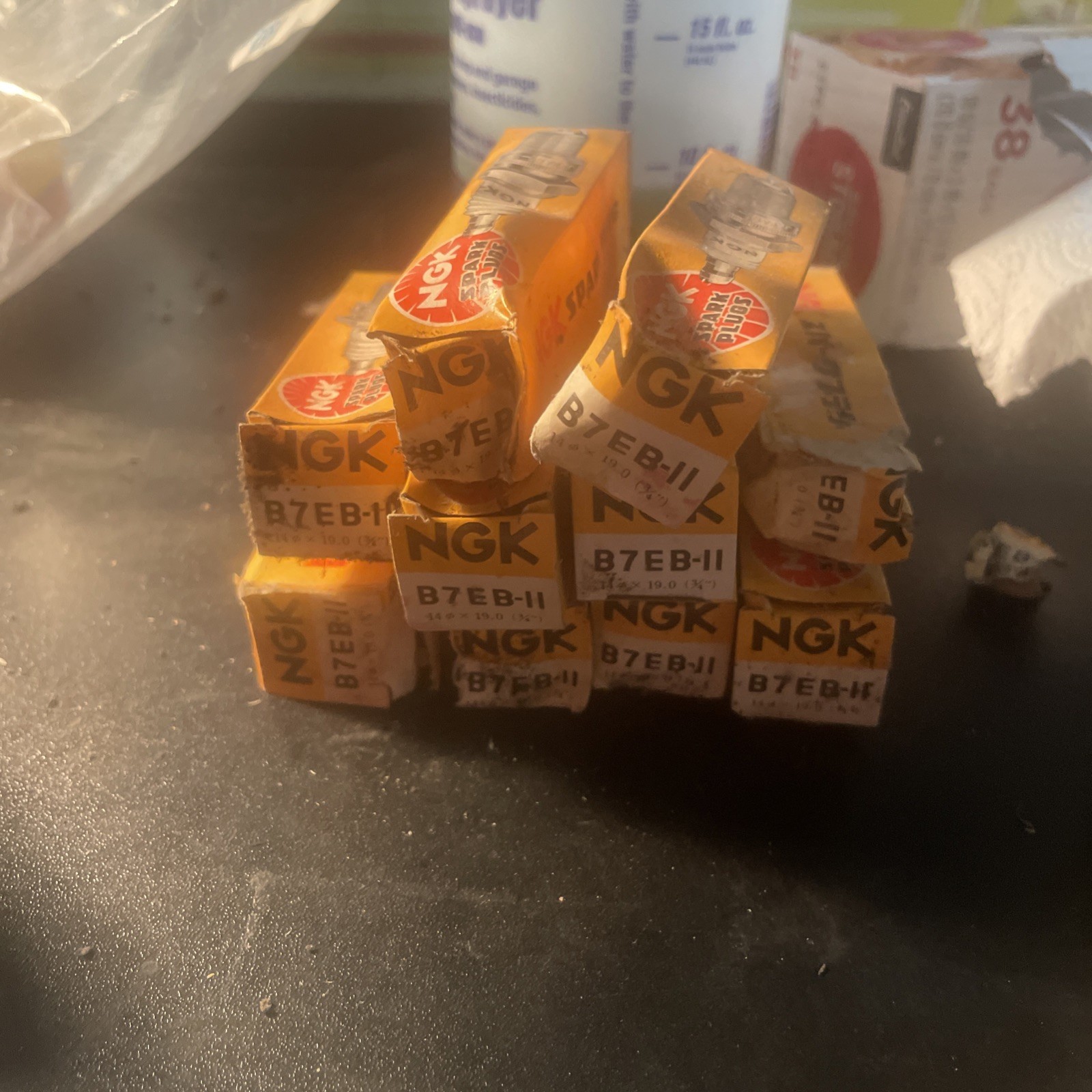 NOS 10 NON-RESISTOR NGK B7ES B7 EB 11 Spark Plugs Kawasaki  NGK # 1111