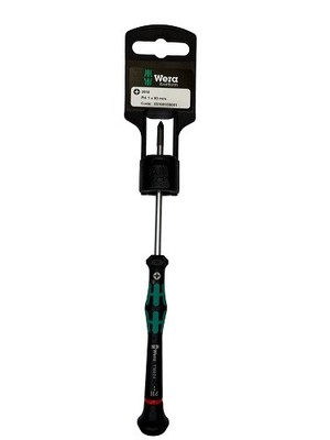 Wera 5100169001 2050 Ph 1X80 MM Hang-Tag Micro S/Driver For Phillips Screws
