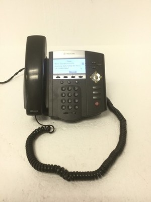 Polycom SoundPoint IP450 VoIP Business Phone PoE 3-Line WORKING FREE SHIPPING