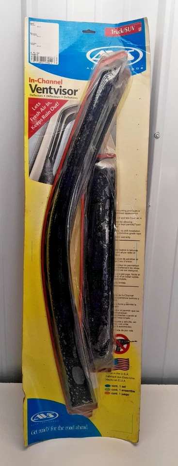 Protectores de lluvia contra humo AVS con cinta viseras de ventilación sombra para Ford Explorer 2002-2010 Foto 2 de 3