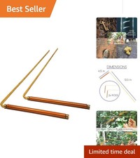 Smooth-Movement Dowsing Rods Made of Copper  Brass - Find Gold  Lost Items