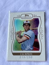 Cal Ripken Jr. 2008 Topps Sterling Card 231 short printed 213/250