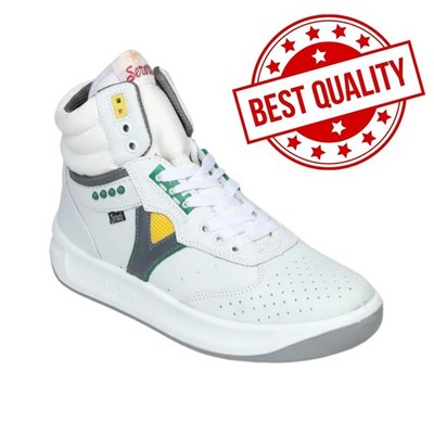 Service Cheetah High top trainers White shoes afghani tali style OG