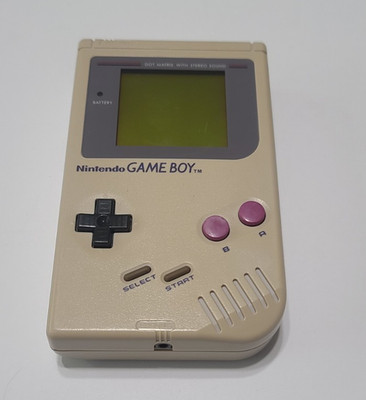 Nintendo Game Boy DMG-01 Gray Handheld System w/ Stereo Sound, 1989