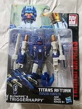 Transformers Titans Return Blowpipe & Triggerhappy Deluxe Class TR MOSC