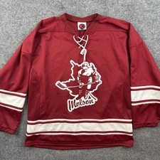 Molson Hockey Jersey K1 Sportswear Red White Lace Up Vintage Beer Promo XL USA
