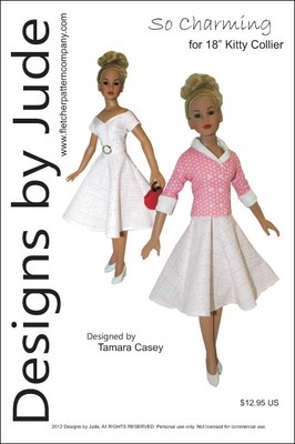 So Reizend Puppe Kleidung Nähen Muster Für 18 '' Kitty Collier, Tonner