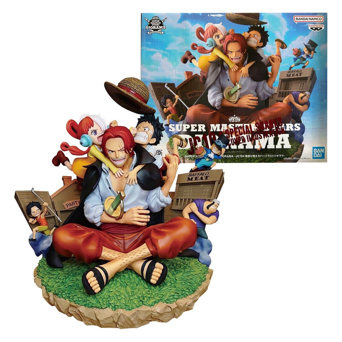 ONE PIECE SUPER MASTER STARS DIORAMA JC104 Shanks Cover