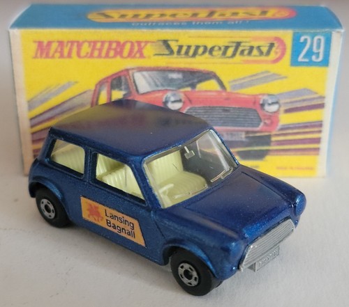 Matchbox Superfast 29 Racing Mini 1970 Custom/Crafted box