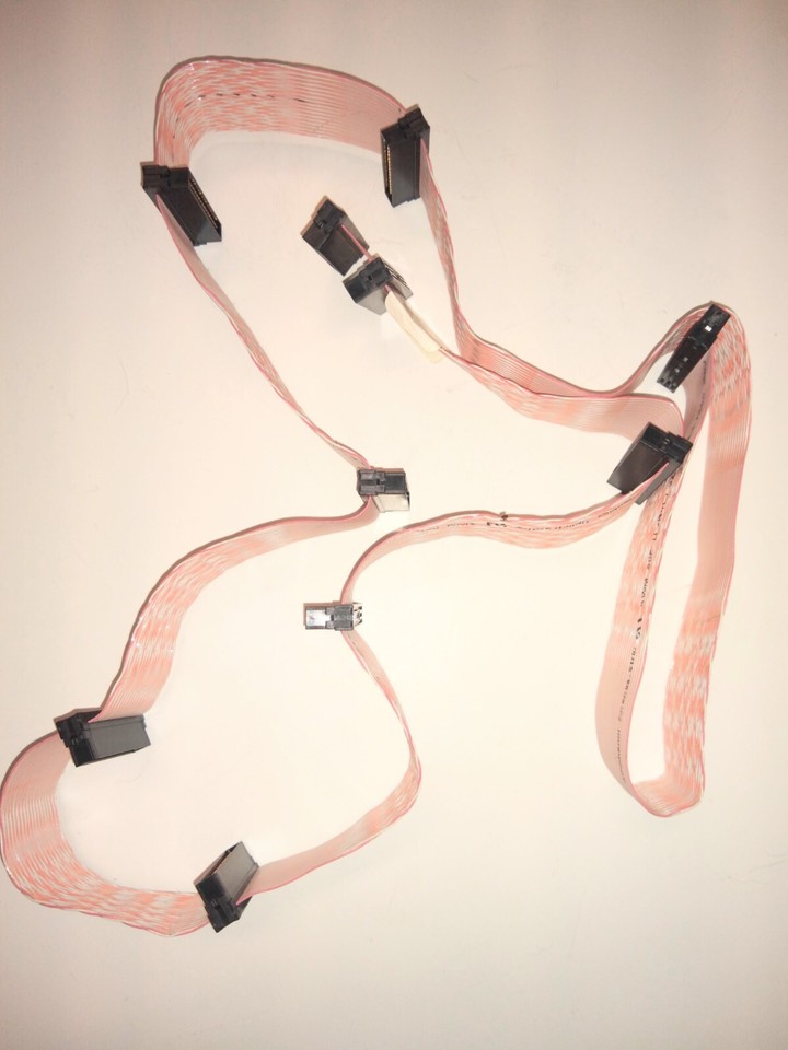 Amphenol Ultra SCSI Flat Ribbon Cable 58 inch, 9 connectors & 68 pin eBay
