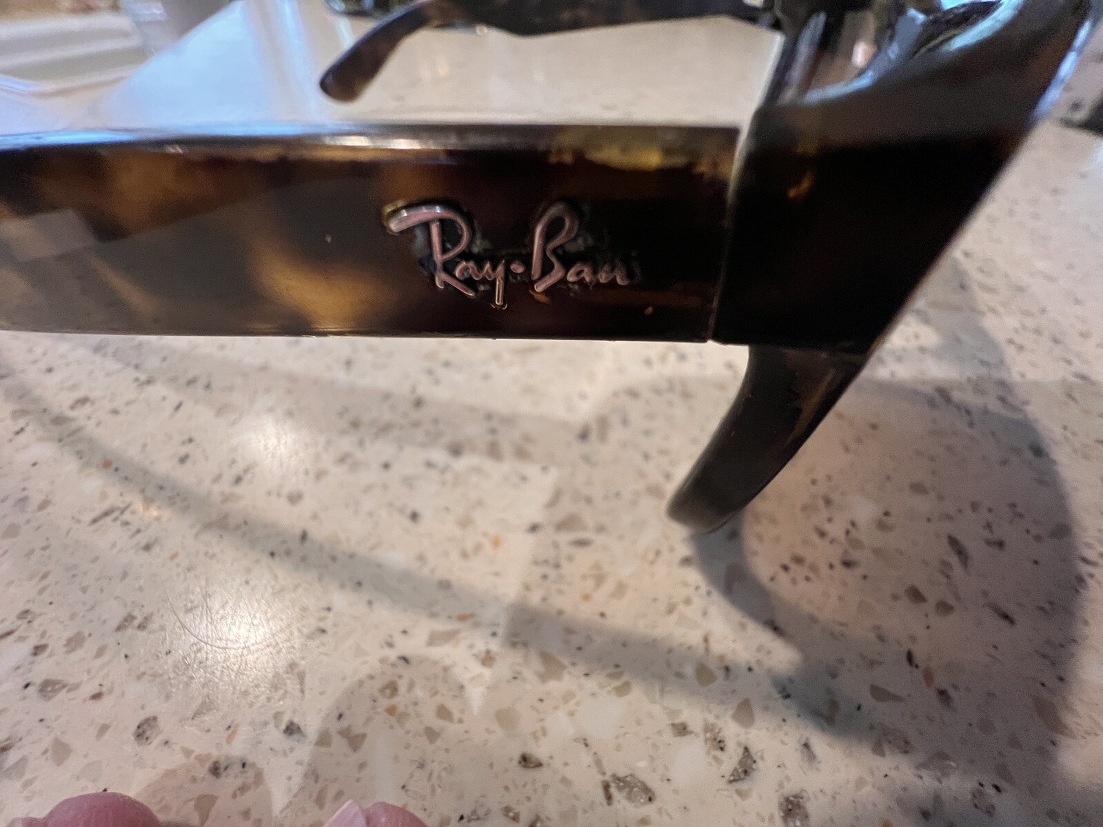 Ray-Ban Unisex Tortoise Rectangular Sunglasses Fr… - image 4