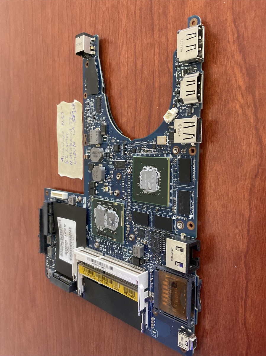 【ジャンク】ALIENWARE M11X R2 Alienware M11x R2 Laptop Motherboard I7-640UM LA-5812P | eBay