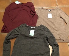 JOY LAB WOMENS LONG SLEEVE TOP SHIRT  SO SOFT