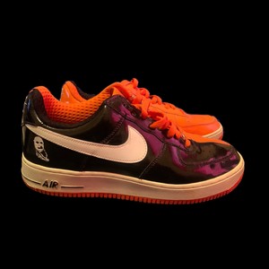 2006 Nike Air Force 1 AF1 Halloween Split Orange Black Size 11 313641-011 |  eBay