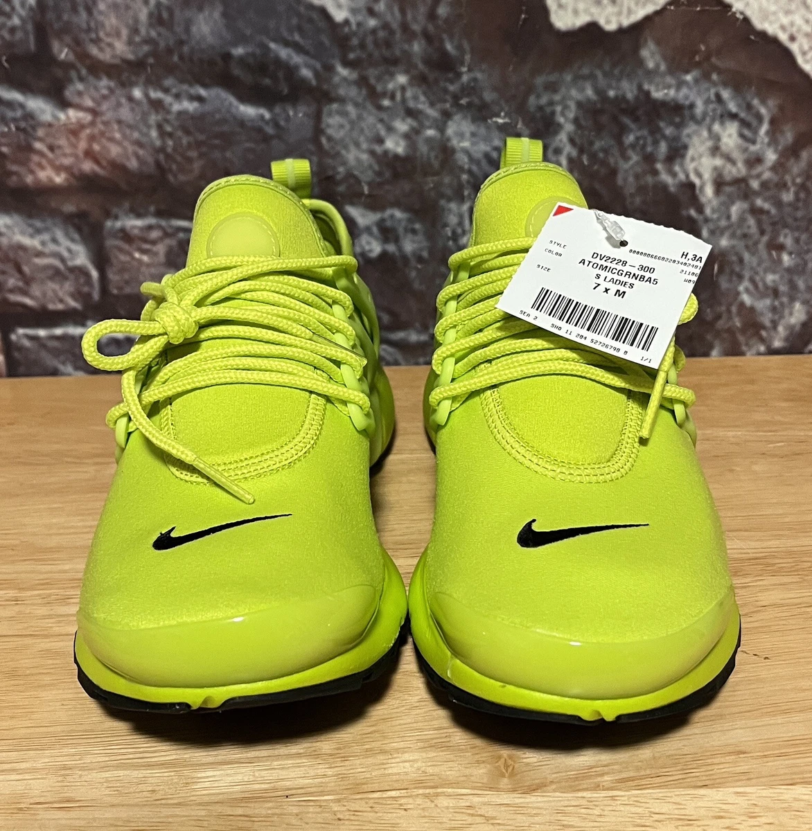 NEW Nike Air Presto Tennis Ball Sz 7 Neon Yellow Green Volt Max VaporMax Plus eBay