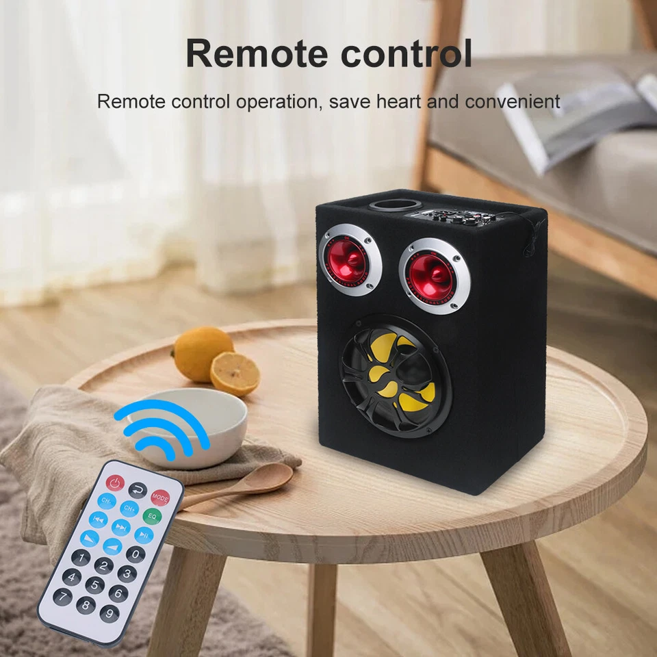 1800W 12" Amplified Active Subwoofer Sub Amp bass box Extreme Bass NEW MODEL - Image 3 of 4