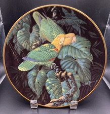 Lenox Miracles of the Rainforest Yellow Headed Amazon Parrot Plate Richard Sloan