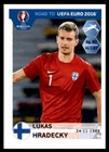 Panini Road to Euro 2016 - Lukas Hradecky (Suomi) No. 321