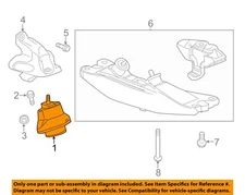 Chevrolet GM OEM 2016 Camaro-Engine Motor Mount/Torque Strut 23340395