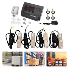 5000lbs 2.5T Load Livestock Scale Floor Scale Platform Cell Kit for Cattle Hogs