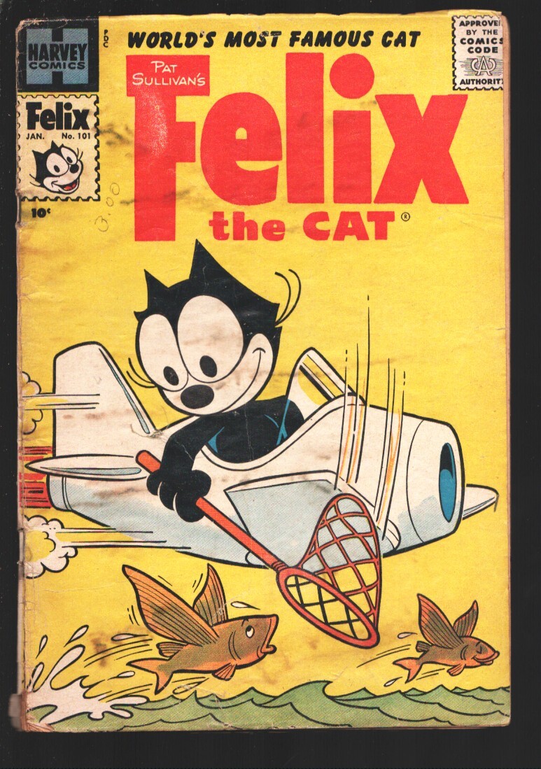 Felix The Cat #101 1959- Harvey-Felix in Toyland-Inky & Dinky