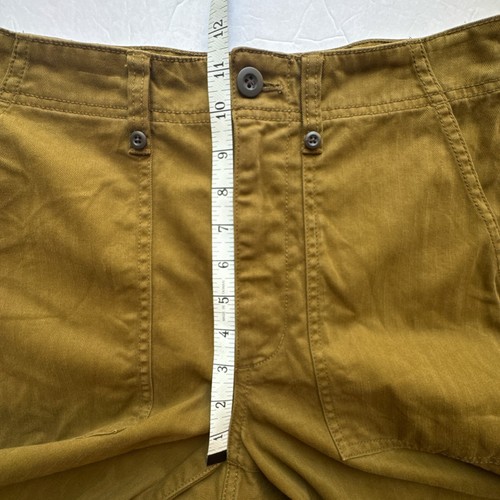 Madewell Perfect Vintage Utility Cargo Olive Green Herringbone Pants - Picture 11 of 13