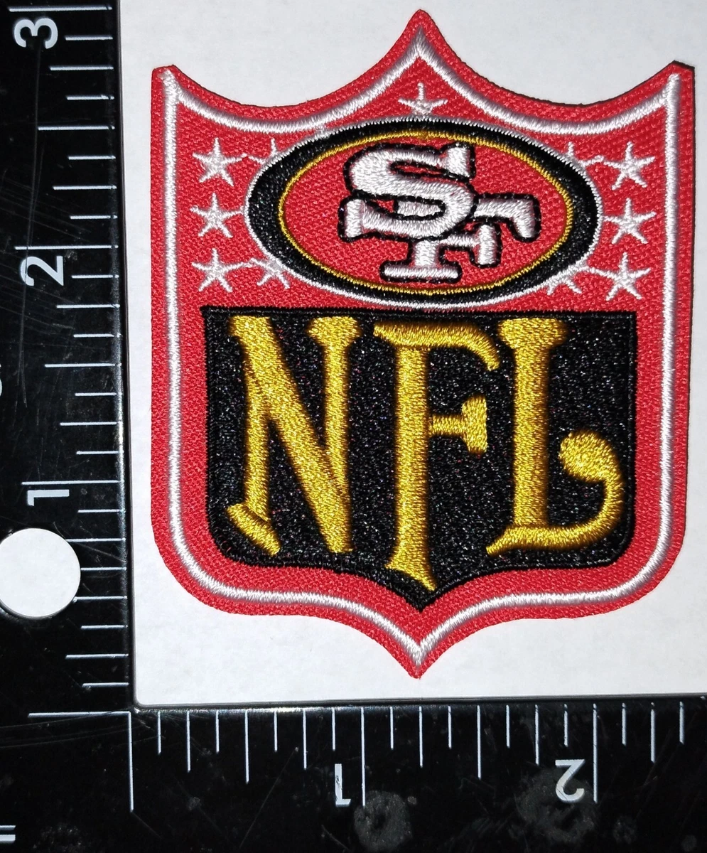 San Francisco 49ers Iron On Patch - 3" Embroidered NFL Team Logo For Jackets, Hats, Bags (Unisex)