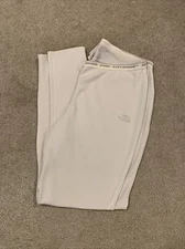 THE NORTH FACE WOMENS WHITE VAPOR WICK FLIGHT SERIES BASE LAYER PANTS SIZE L