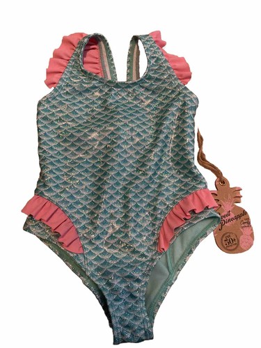 NWT Sweet Pineapple 18M Mermaid Swimsuit - Afbeelding 1 van 4