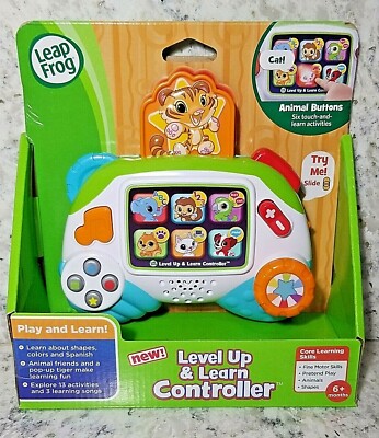 Leap Frog Level Up and Learn Controller Green Learn Animals NIB Learning for Kid