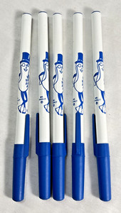5 Vintage Mr Peanut Planters Bic Ballpoint Stick Pens