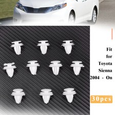 For Toyota Sienna 2004-On Nylon Door Trim Panel Retainer Clips 90467-10188 30pcs