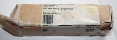 Parker MCWP10 S10 Multiclamp Schweißplatten 10er Pack - Neu
