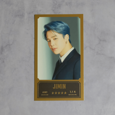 BTS 2020 Bang Bang Con The Live Official Message Photo Card