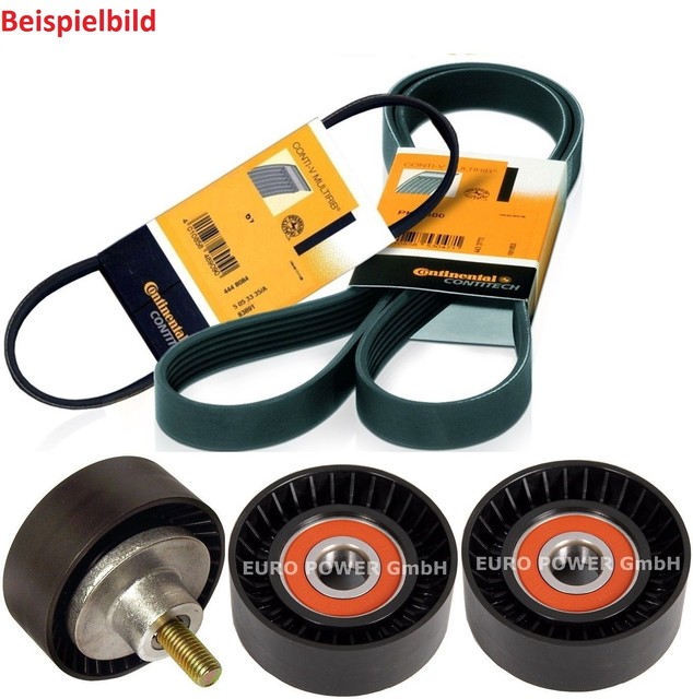 Vribbed Belts Set Tension Pulley BMW E46 316 318 I CI Alternator a / C for sale online eBay