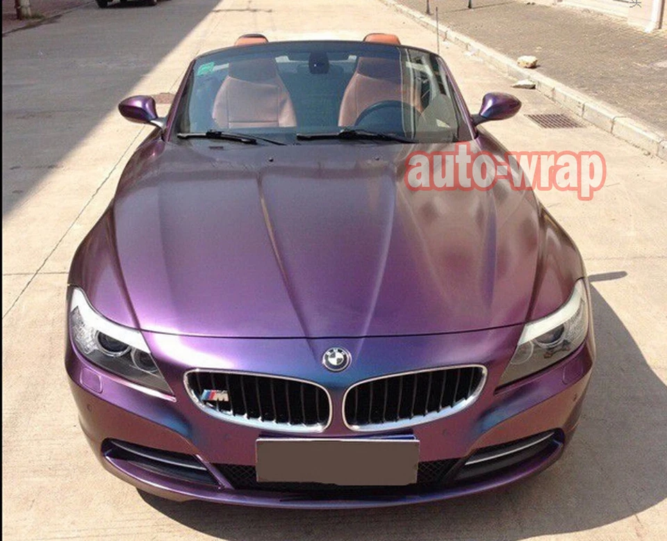 Вся автомобильная обертка Magic 3D глянцевая из углеродного волокна хамелеон виниловая наклейка этикетка - AB - Изображение 4 из 4