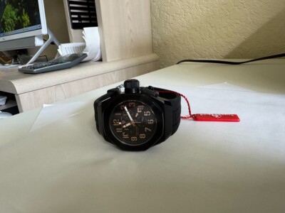 Men's Swiss Legend 10542-BB-01-RA Trimix Diver Chronograph Watch
