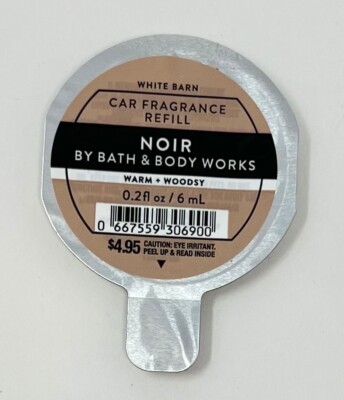 BATH BODY WORKS NOIR SCENTPORTABLE CAR FRAGRANCE REFILL SCENT