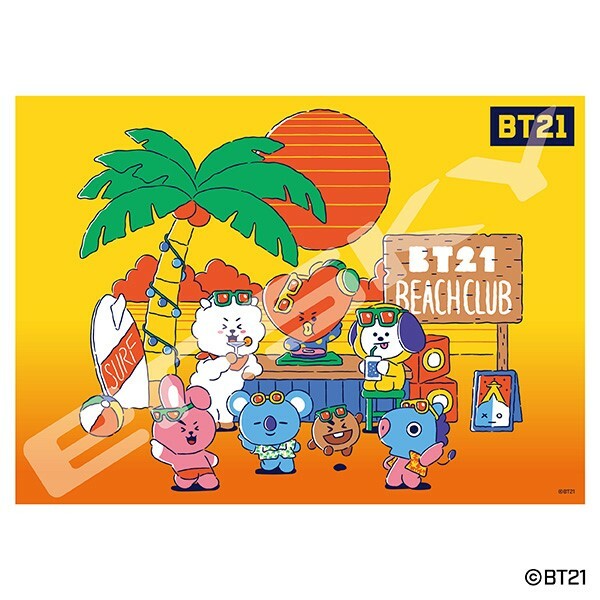 BT21 Jigsaw Puzzle 500 Piece [SUNSET BEACH] BTS Goods