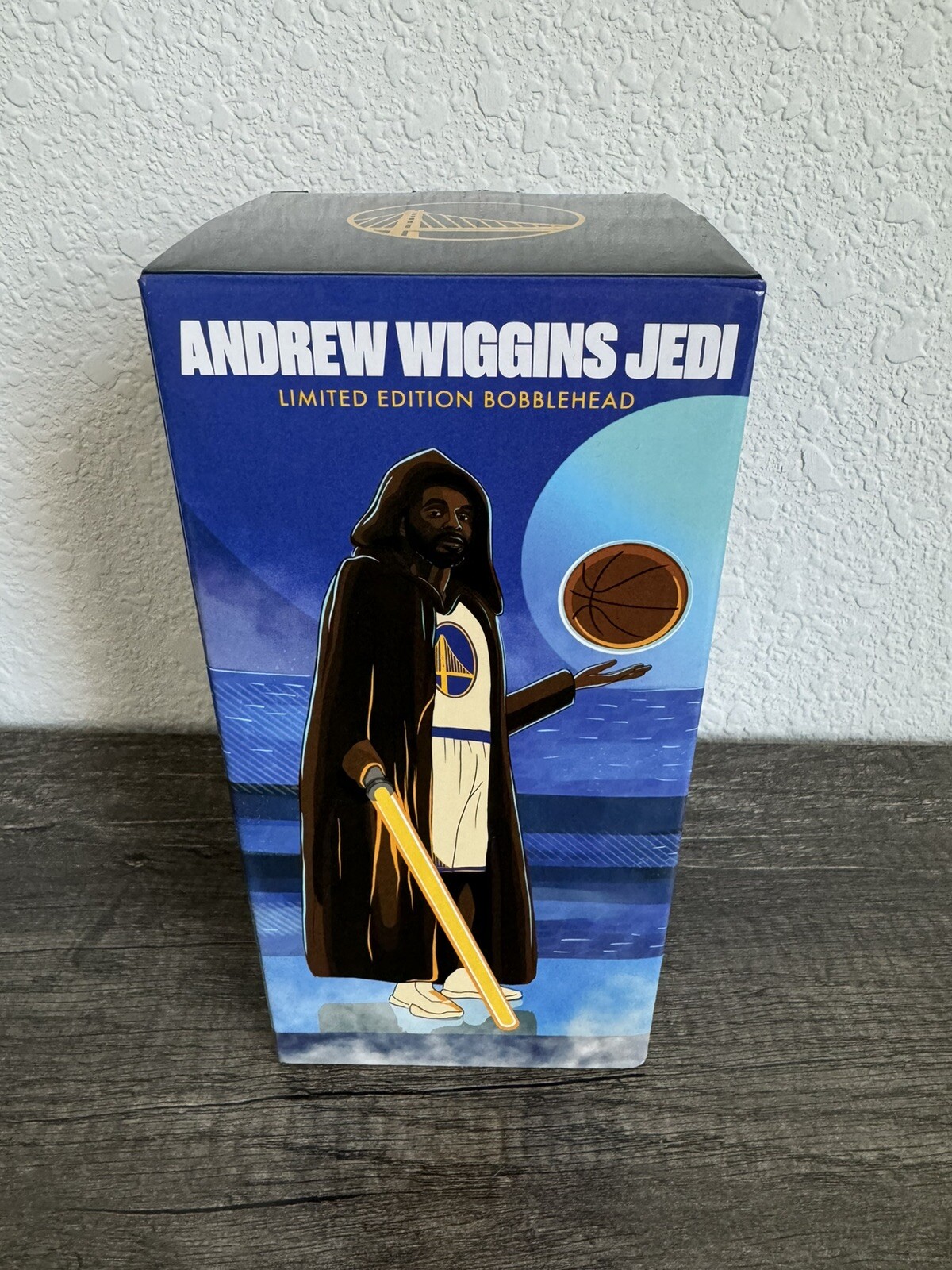 Warriors Andrew Wiggins Star Wars Jedi Bobblehead 2024 *Limited Edition* (NIB)