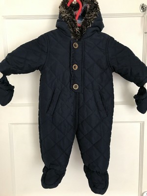 asda baby boy snowsuit