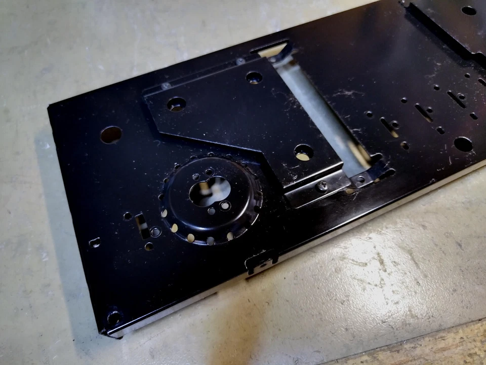 Front Chassis Steel Component for Sansui AU 517 amplifier - used - Bild 3 von 4