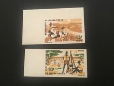 ICOLLECTZONE Burkina Faso 168-169 Scouts  VF NH imperf