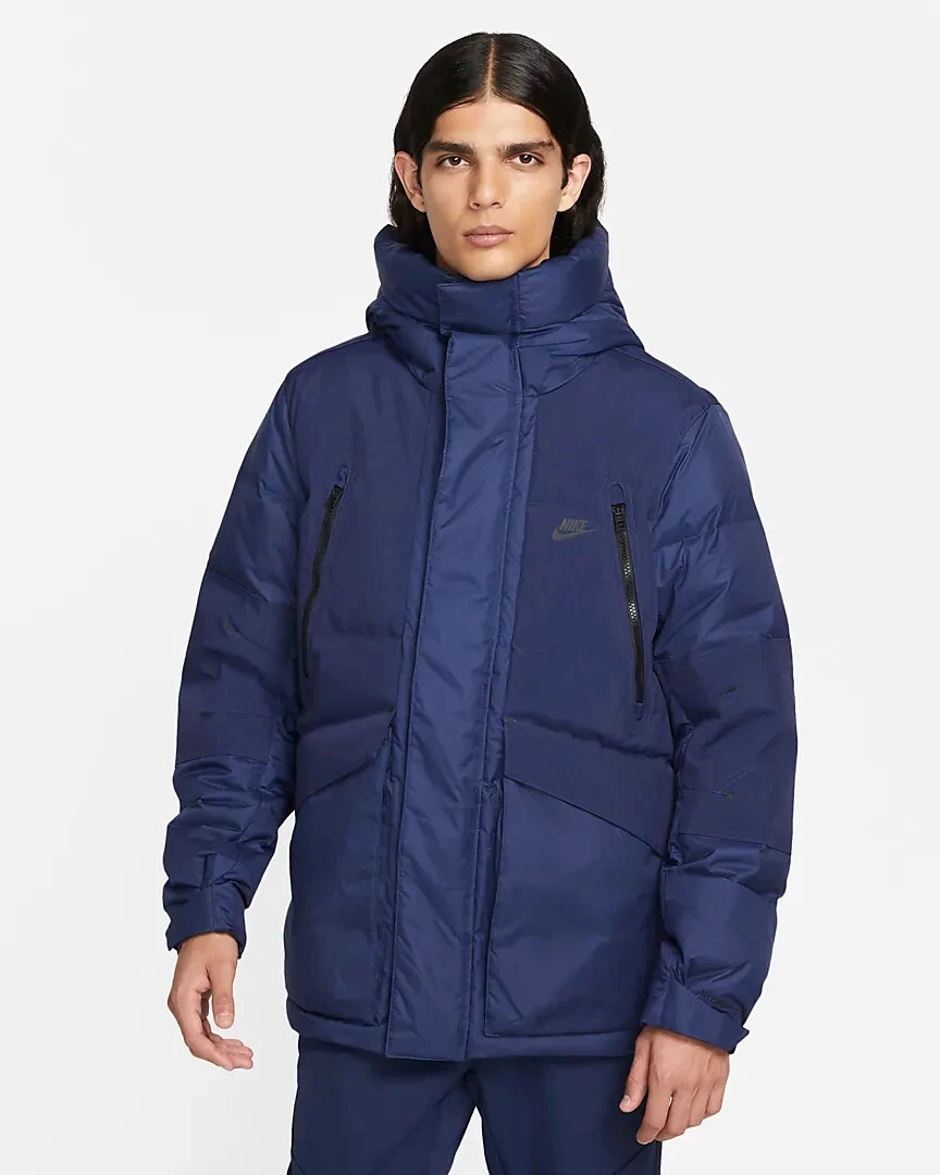 Nike Sportswear Storm-FIT City Series Men's Hooded Jacket NAVY BLUE SIZE XL NWT
