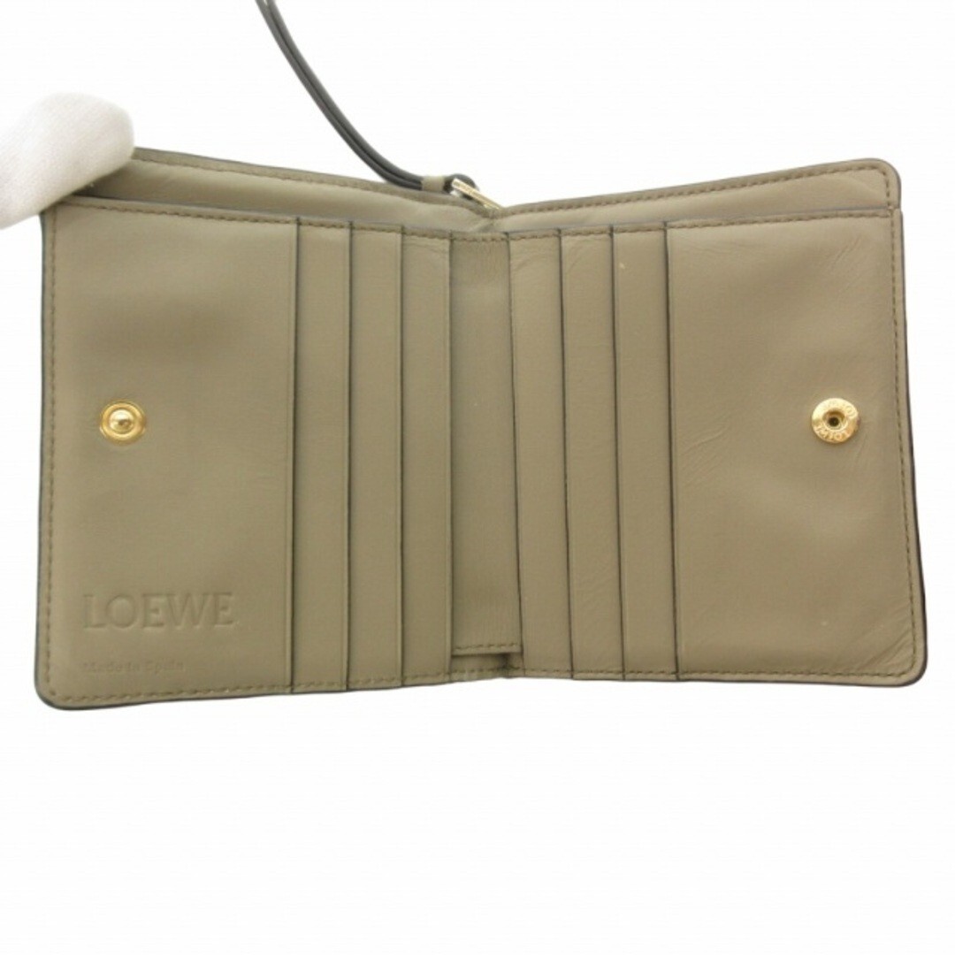 Loewe Puzzle Compact Zip Wallet Bi-fold with Coin Purse Anagram